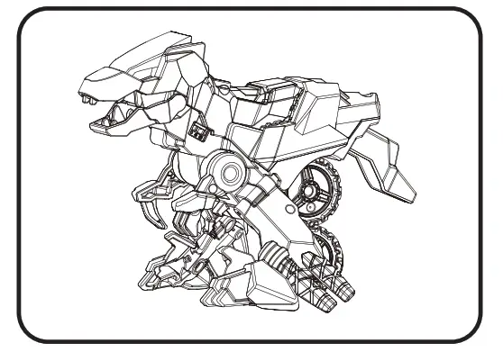 vtech 555111 Burnout the Velociraptor - Dino mode