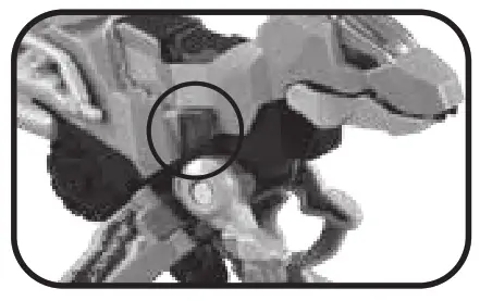 vtech 555111 Burnout the Velociraptor - Volume Switch1