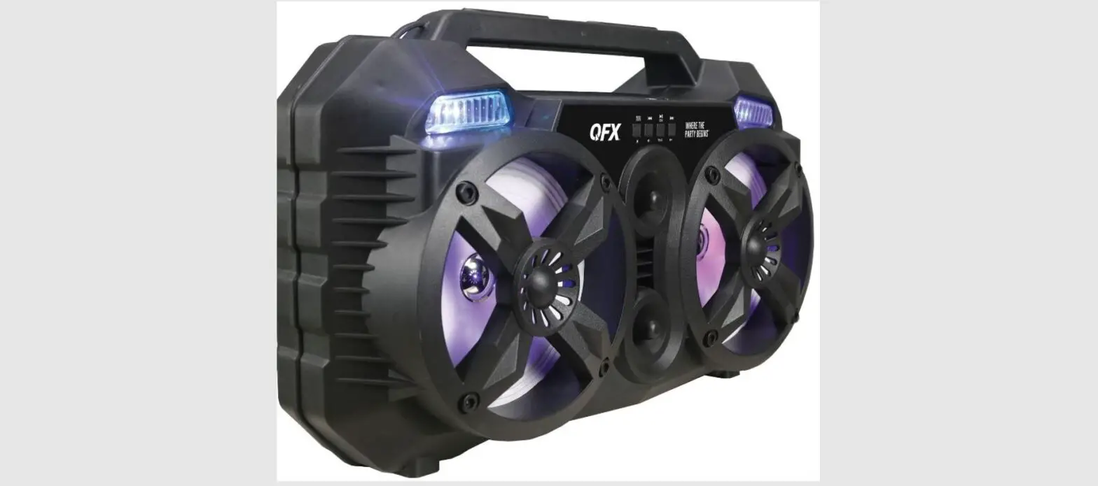 Qfx Pbx-262 6.5 Inch Portable Woofers Speaker Instruction Manual Qfx Pbx-262 6.5 Inch Portable Woofers Speaker Instruction Manual