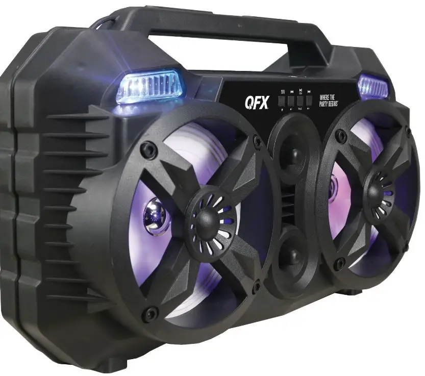QFX PBX-262 6.5 Inch Portable Woofers Speaker
