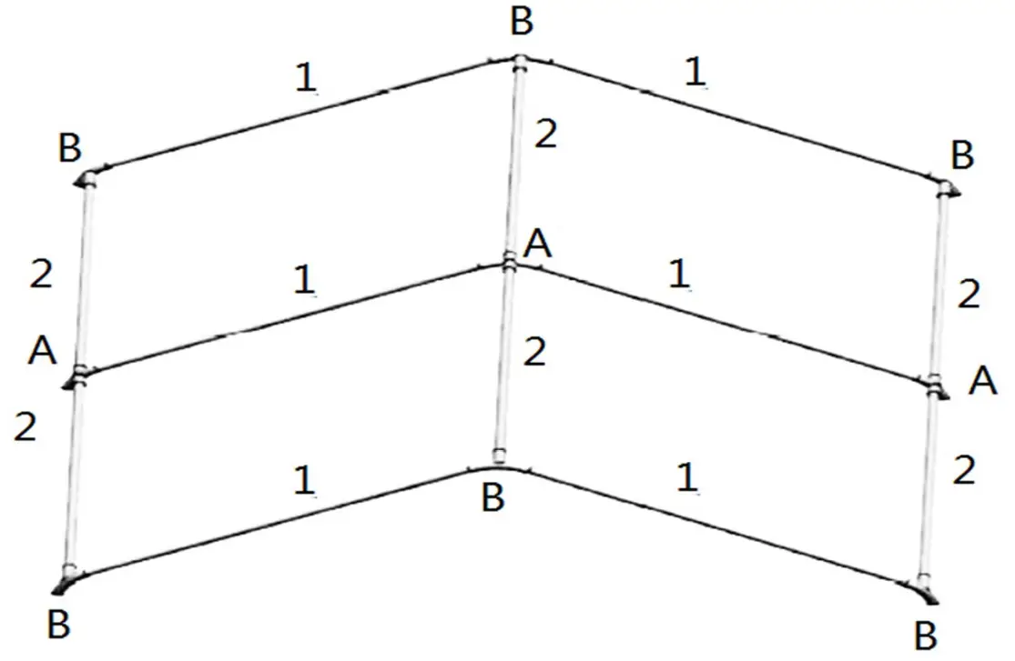 LAUREL CANYON HD-S0808 Gray Peak Style Portable Storage Shed Garage without Floor with Easy Slide Rail System - step