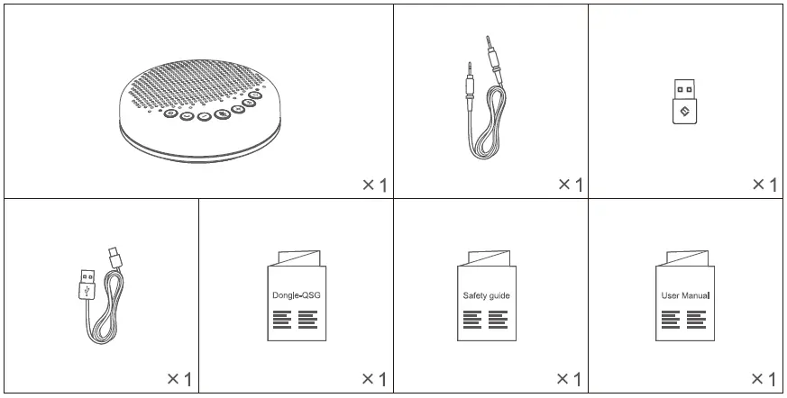 eMeet Luna Smart Conference Speakerphone FIG 1