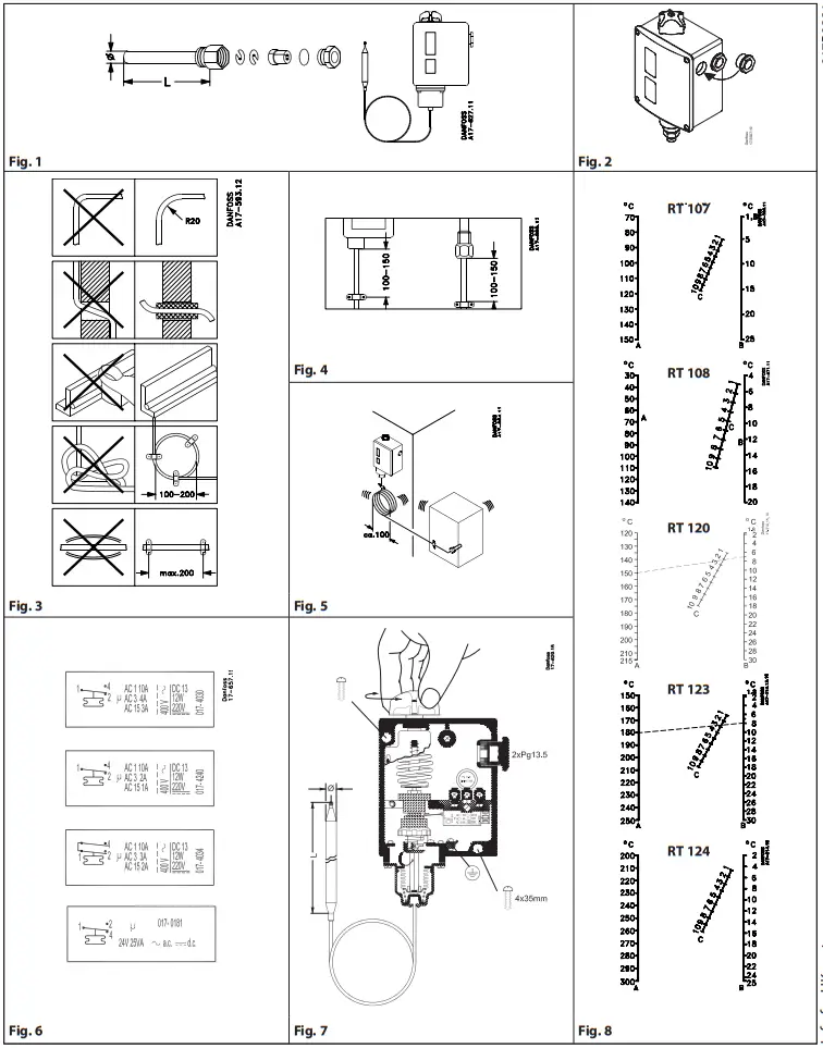 Danfoss RT 107 Thermostat
