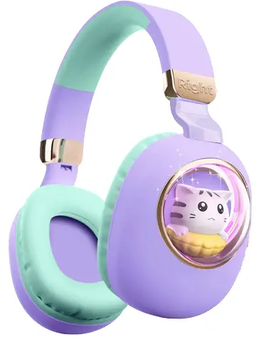 QearFun-Kids-Girl-Bluetooth-Cat-Headphones
