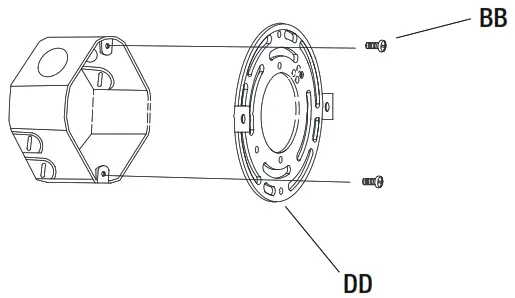 HOME DECORATORS COLLECTION HD-1878BB 1-Light Wall Sconce - 2