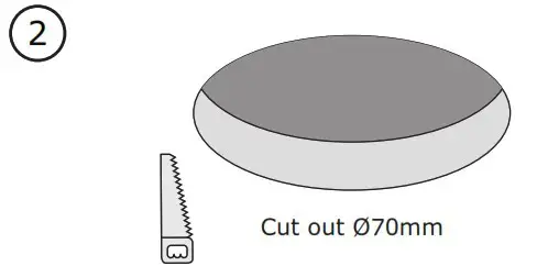 YPHIX 50114401 Integrated Spotlight Verona Round Aluminium Tiltable - Product Overview 2