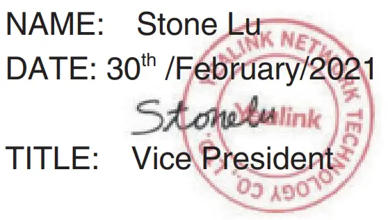 Manufacturer Information