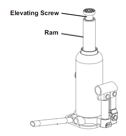 PITTSBURGH 56739 12 Ton Hydraulic Bottle Jack fig 8