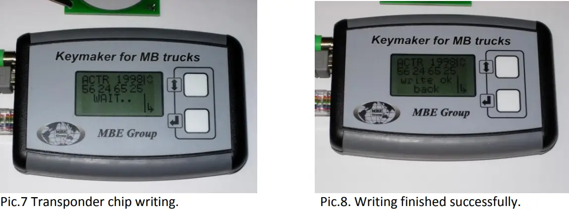 MBE Group MBE MB KEYMAKER MB TRUCKS Keymaker for MB trucks - Fig 4