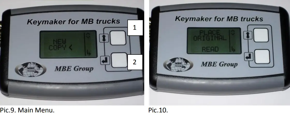 MBE Group MBE MB KEYMAKER MB TRUCKS Keymaker for MB trucks - Fig 5