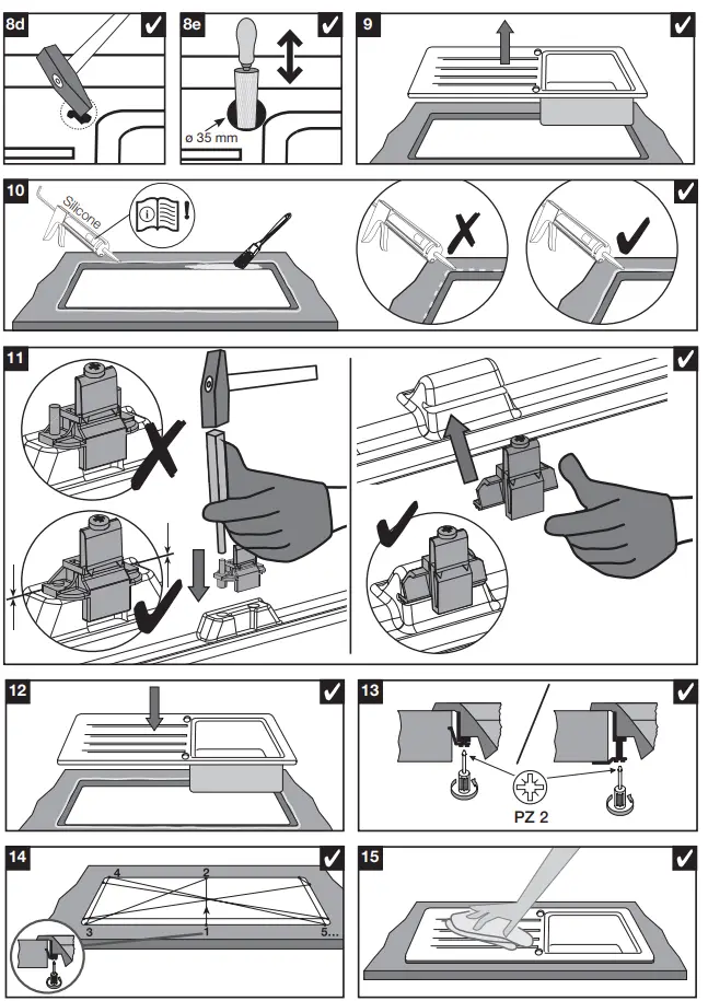 525306 PLEON 6 InFino Silgranit Beton-Style Installation Instruction illustation