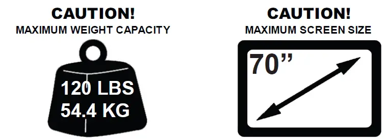 Omnimount OM110608 Large Full Motion TV Mount - 1