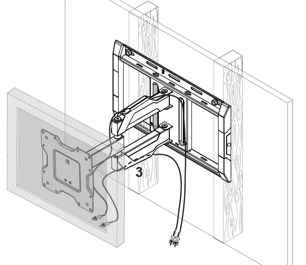 Omnimount OM110608 Large Full Motion TV Mount - 19