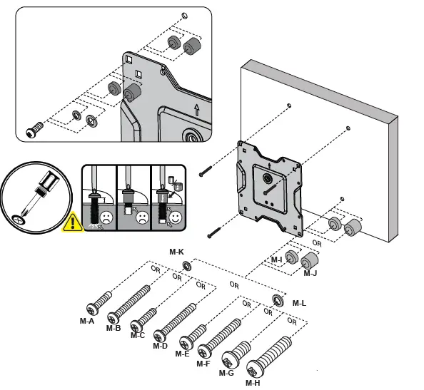 Omnimount OM110608 Large Full Motion TV Mount - 7
