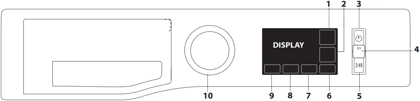 Hotpoint NM11 964 WC A UK N Freestanding Washing Machine