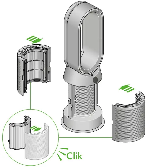 dyson Purifier hot+cool formaldehyde-cool