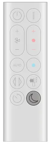 dyson Purifier hot+cool formaldehyde-night mode