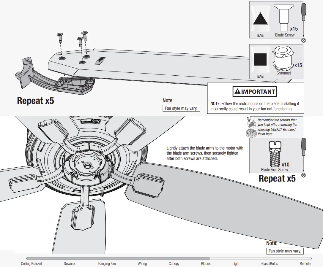 Installing the Canopy