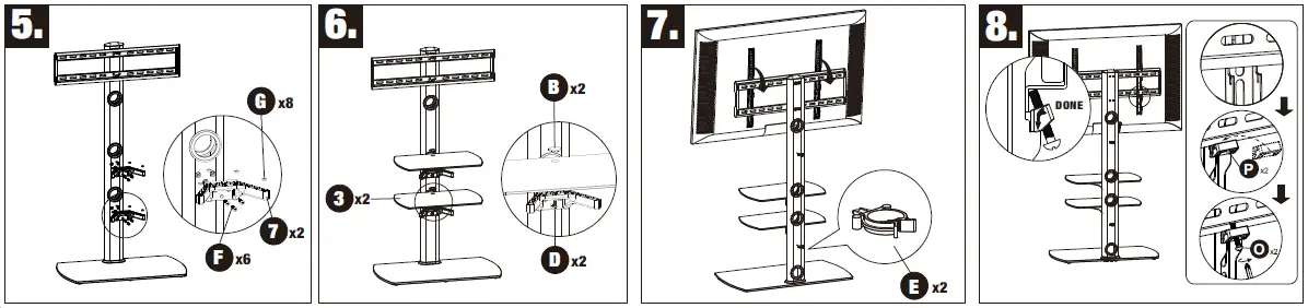 FITUEYES-TT306501GB-TV-Stand-with-Mount-0