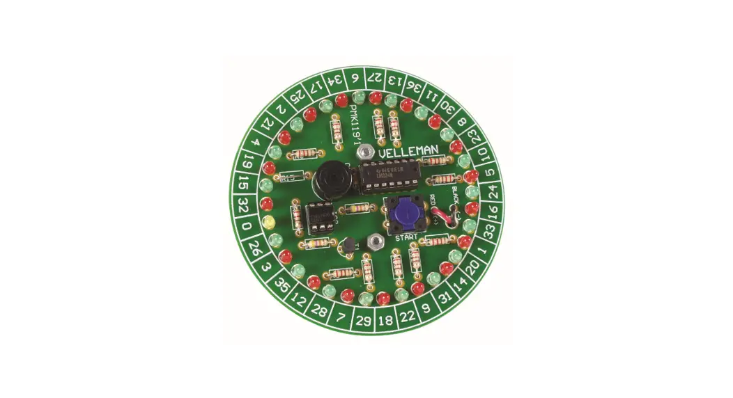 Velleman Wsg119 Roulette Electronics Kit Instructions Velleman Wsg119 Roulette Electronics Kit Instructions