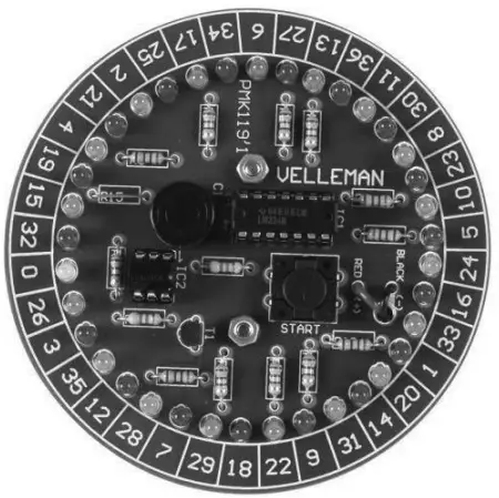 velleman WSG119 Roulette Electronics Kit - fig 6
