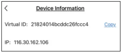 Virtual ID For Device