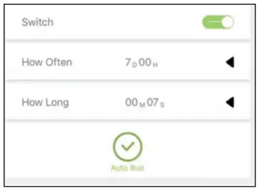 Manual Operation Via App