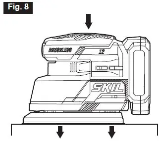 SKIL SR6608A-00 12V Brushless Detail Sander-29