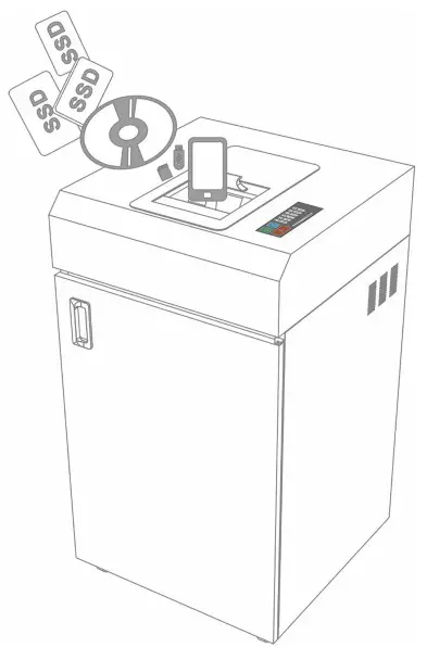 DAHLE 808 MS Media Shredder - cover