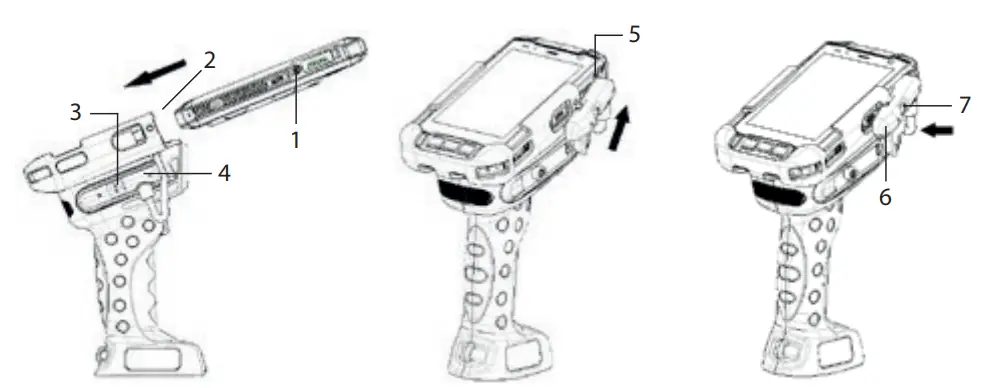 i safe MOBILE IS-TH1xx.2 Barcode Scanner Trigger Handle - fig 1