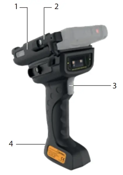 i safe MOBILE IS-TH1xx.2 Barcode Scanner Trigger Handle - fig