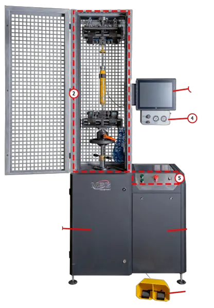 MSG equipment MS1000 Test Bench - fig 4