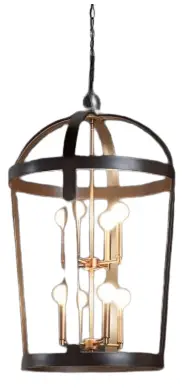 Signature Hardware 440607 Cromwell 8 Light Pendant Chandelier
