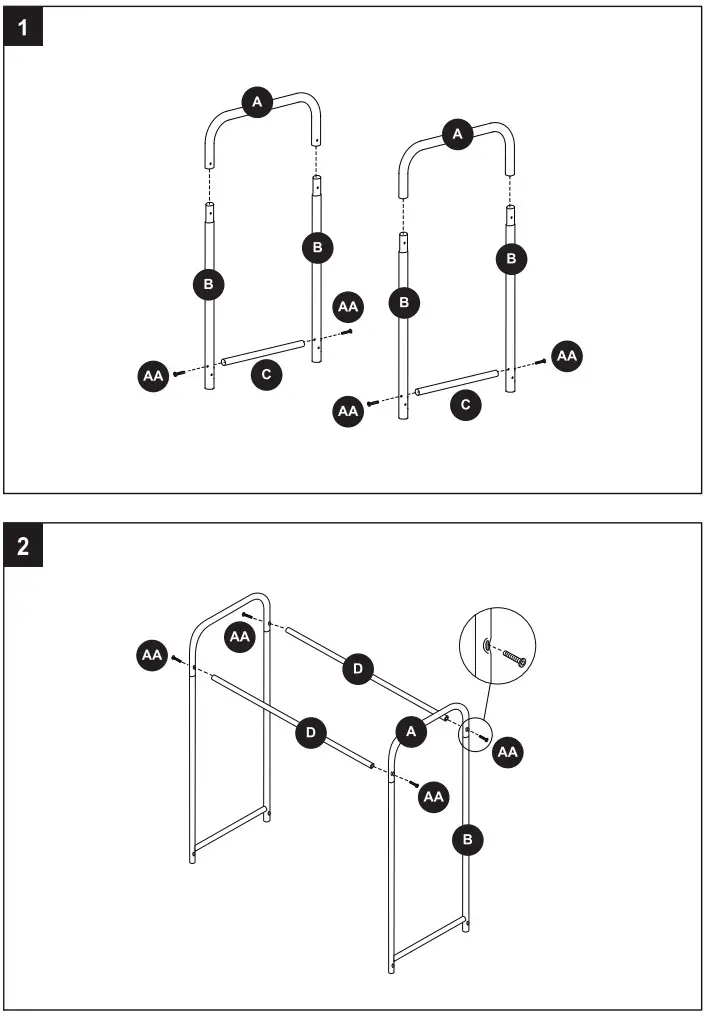 Style SELECTIONS SL 104 Metal Laundry Cart - fig 3