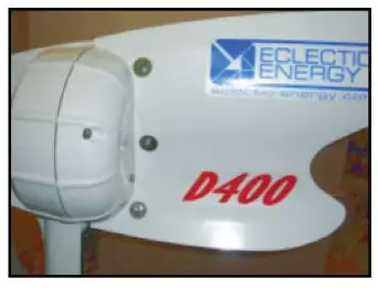 ECLECTIC ENERGY D400 Wind Generator - 12