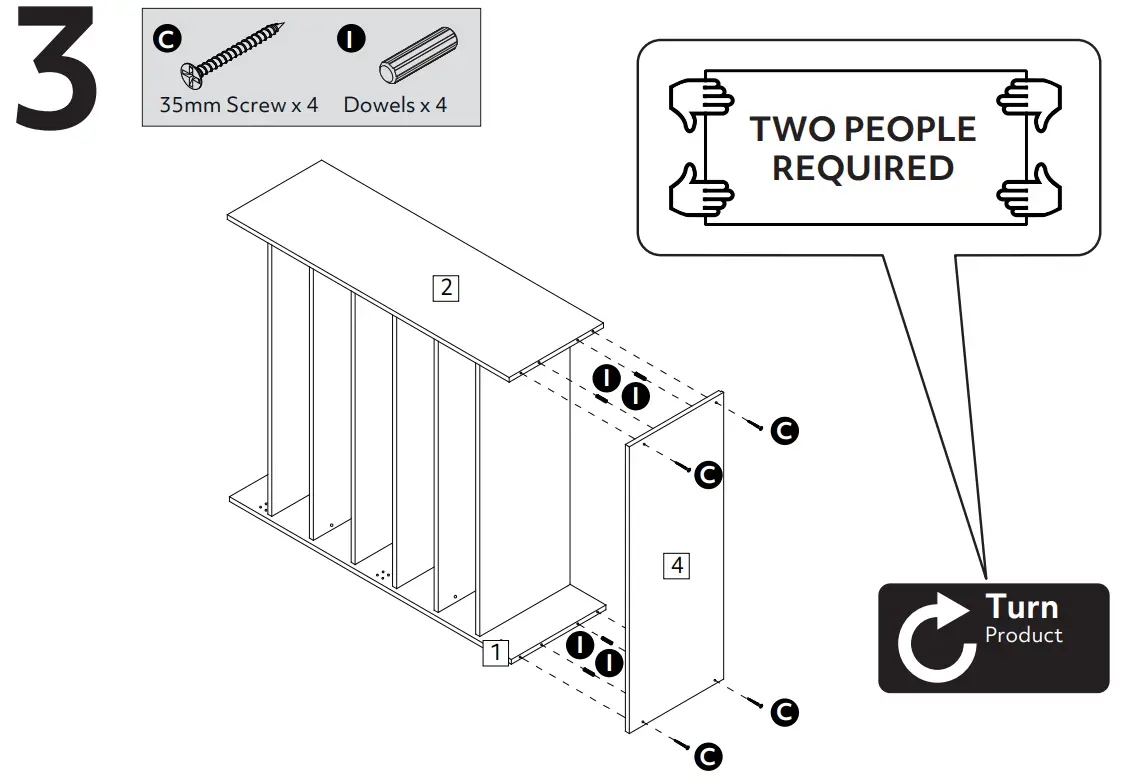 Argos Lydiard Gloss Large Shoe Cabinet - Figure 6