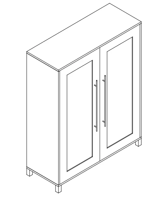 Argos Lydiard Gloss Large Shoe Cabinet