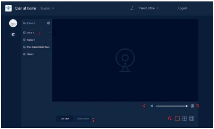 Ipixo Outdoor Bullet Camera-Web View