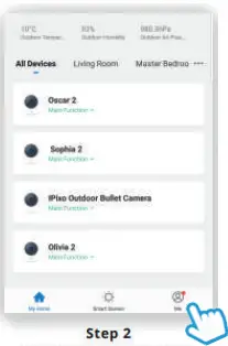 Ipixo Outdoor Bullet Camera-Web View2