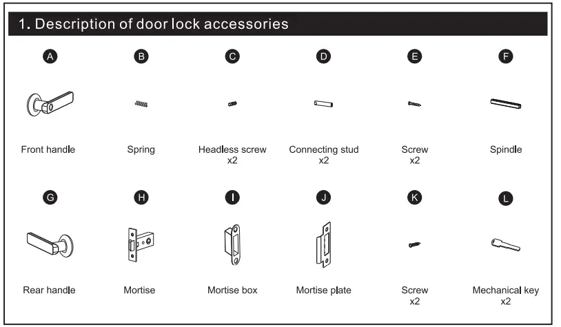 tuya-L406-Smart-Lock-fig-1