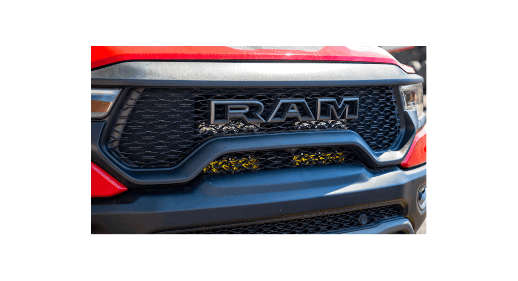 Sdhq 2019+ Ram 1500/trx Dual Behind The Grille 10 Inch Light Mount Owner's Manual