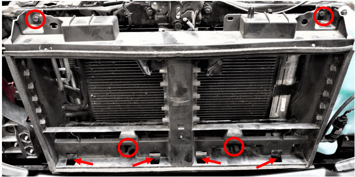 SDHQ 2019 Ram 1500 TRX Dual Behind the Grille 10 Inch Light Mount - Remove Active