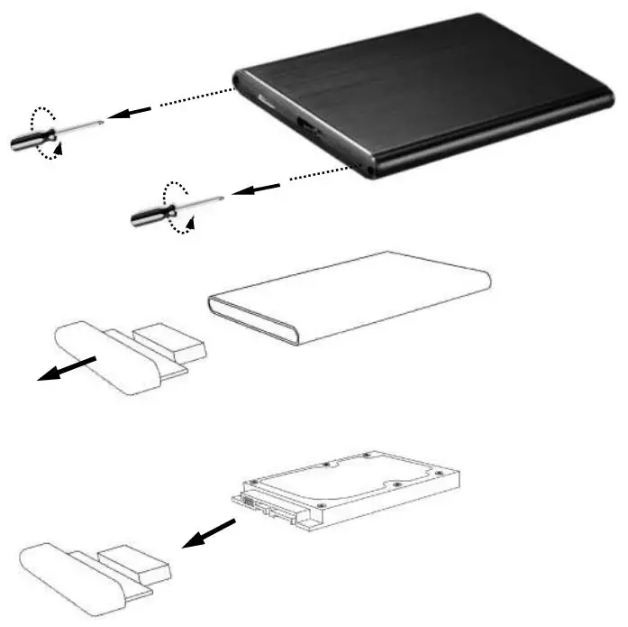 gembird-EE2-U3S-4-USB-3-0-2-5-Inch-Slim-Enclosure-Brushed-Aluminum-FIG 1