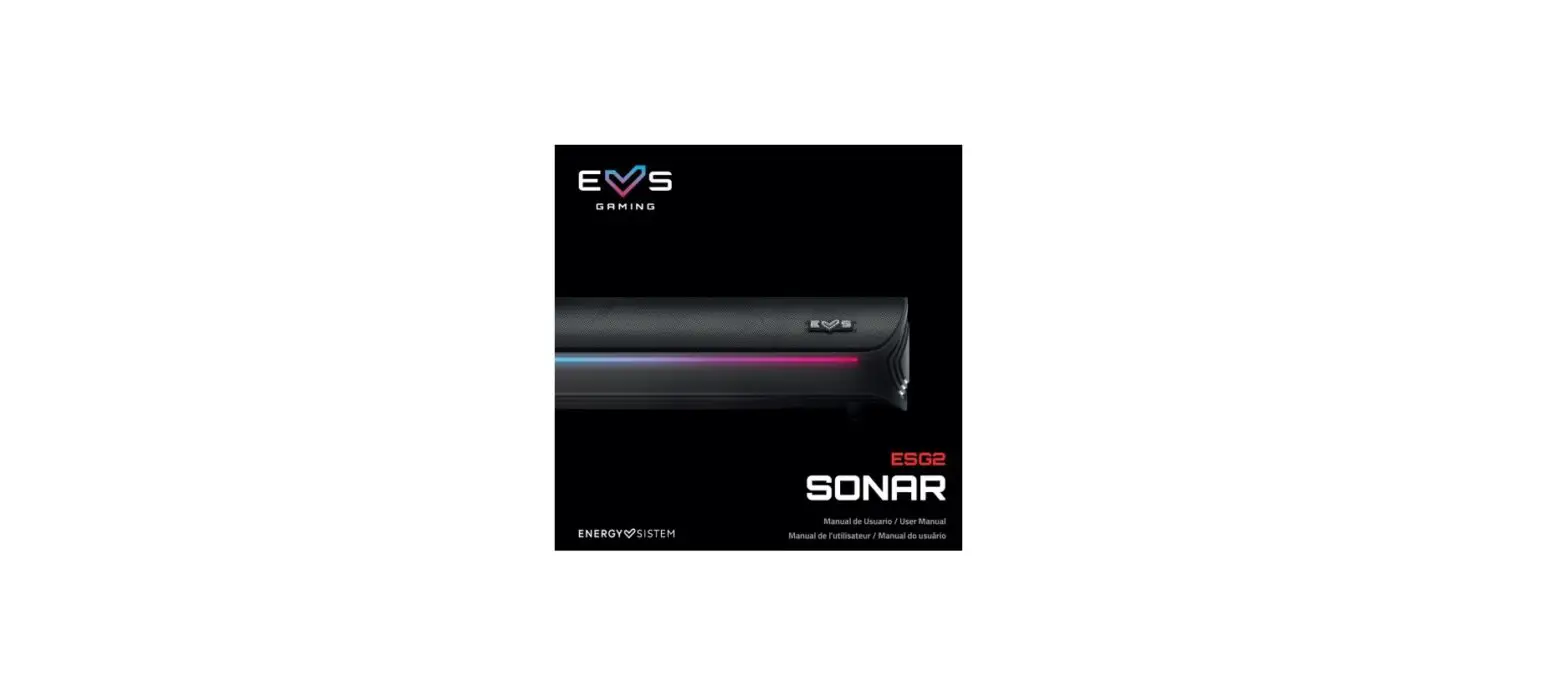Energy Sistem Esg 2 Sonar Gaming Soundbar User Manual