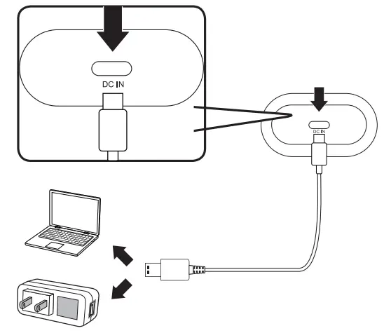 anko 42976684 TWS Earphone - Charging the Case