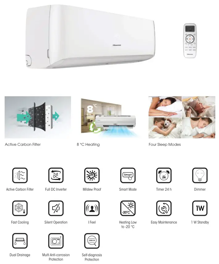 Hisense Residential Air Conditioners - Easy