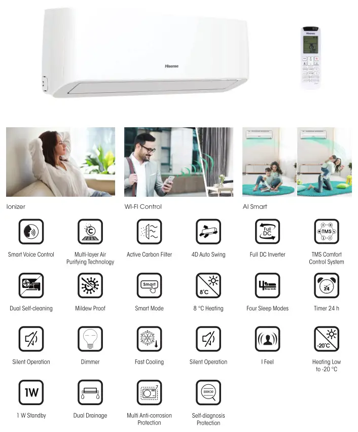 Hisense Residential Air Conditioners - Energy Pro