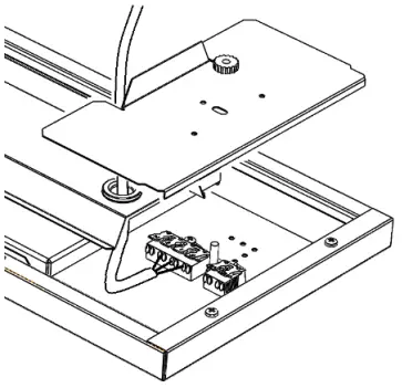 Dextra Rubix Suspended Installation - electrical connection