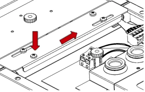 Dextra Rubix Suspended Installation - loom is connected