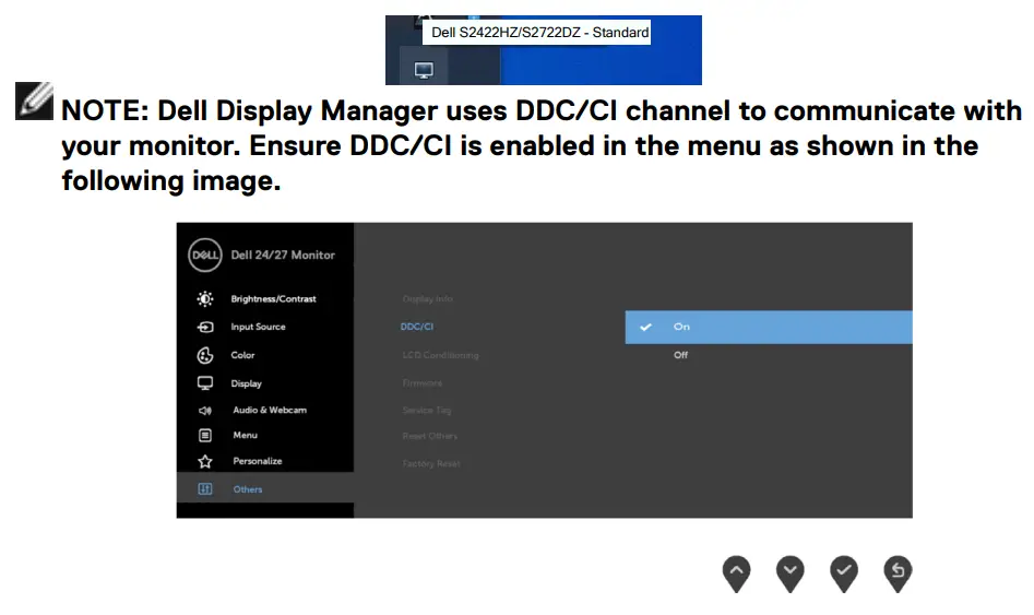 DELL S2422HZ S2722DZ Video Conferencing Monitor User Guide - Overview